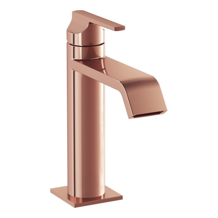 VitrA Suit Basin Mixer with Top Handle in Soft Copper