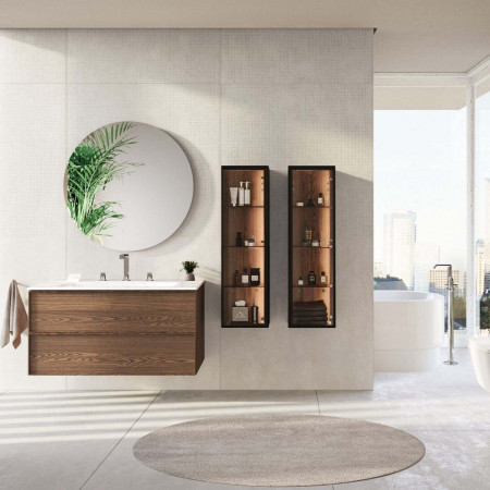 A42784 VitrA Suit Deck Mounted 3TH Basin Mixer in Chrome Lifestyle