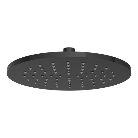 VitrA Suit Gloss Black Round 250mm Fixed Shower Head