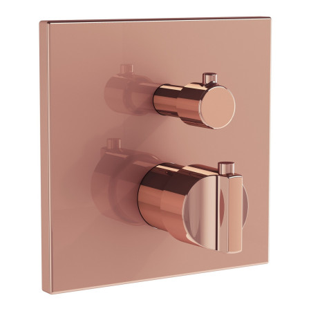 VitrA Suit Soft Copper Dual Outlet Thermostatic Concealed Shower Valve