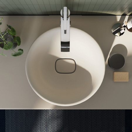 A42814 VitrA Suit Tall Basin Mixer with Top Handle in Chrome Lifestyle