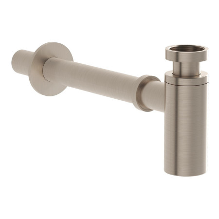VitrA Universal Basin Bottle Trap in Brushed Nickel