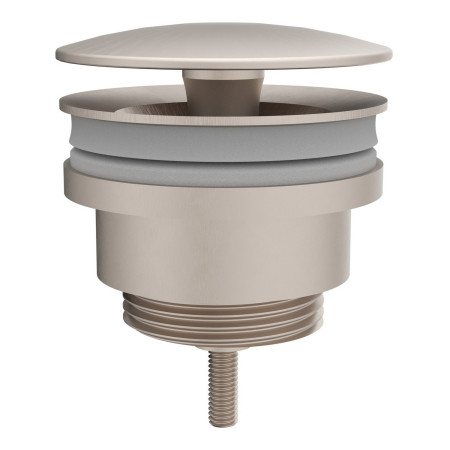 VitrA Universal Free Flowing Brushed Nickel Basin Waste
