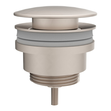 VitrA Universal Push Open Brushed Nickel Basin Waste