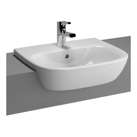 VitrA Zentrum 1TH 500mm Semi Recessed Basin