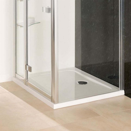 158.633 Volente 1400mm x 700mm Rectangular Shower Tray Lifestyle