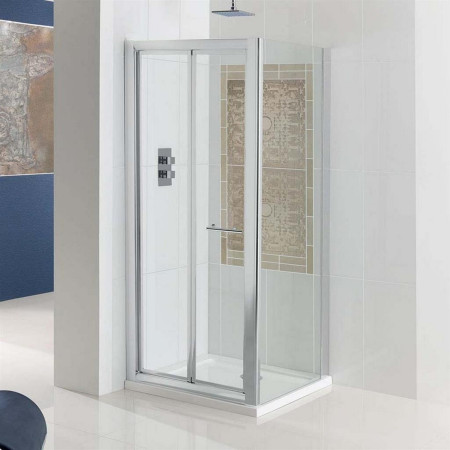 Vulcan 800mm Chrome Bifold Shower Door