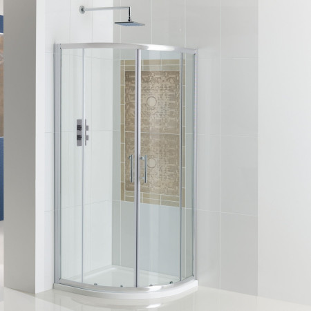 Vulcan 900mm Chrome Quadrant Shower Enclosure