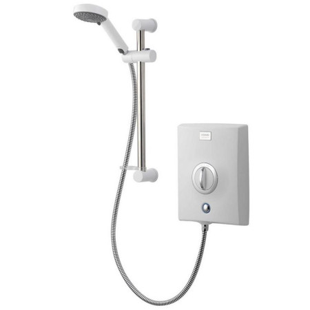 Aqualisa Quartz Electric Shower 9.5KW White & Chrome