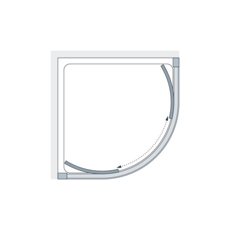 8HR129S/8HRDG Lakes Coastline Valmiera 1200 x 900mm Offset Quadrant Shower Enclosure (4)