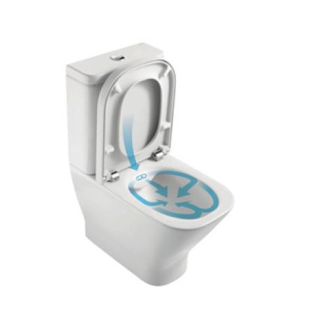 Roca The Gap Clean Rim Close Coupled WC with Cistern