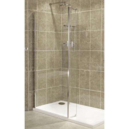 Roman Embrace 600mm Wetroom Corner Panel with Tray