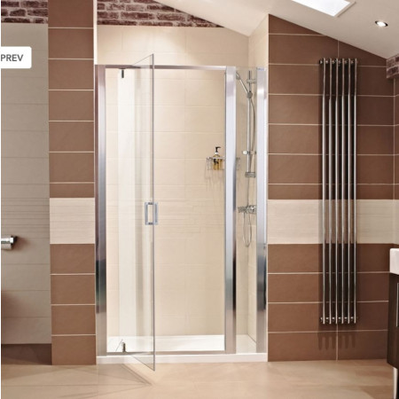Roman Lumin8 960mm Inline Pivot Shower Door