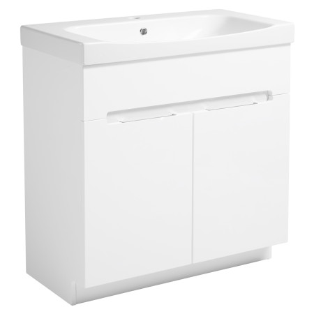 Roper Rhodes Diverge Gloss White 800mm Freestanding Unit with Ceramic Basin
