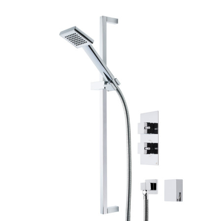 Roper Rhodes Event Square Dual Function Shower System with Bath Filler