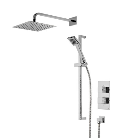 Roper Rhodes Event Square Dual Function Shower System with Fixed Shower Head