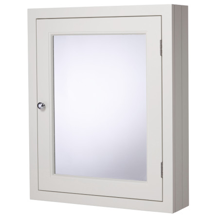 Roper Rhodes Hampton 565mm Chalk White Mirrored Door Bathroom Cabinet