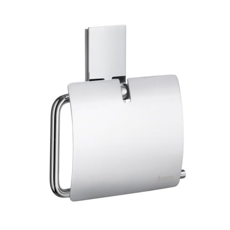 Smedbo Pool Toilet Roll Holder With Lid Polished Chrome