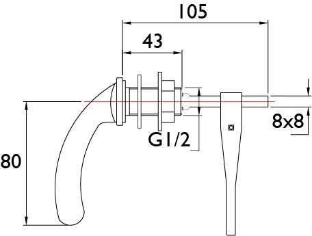 Bristan Economy Cistern Lever