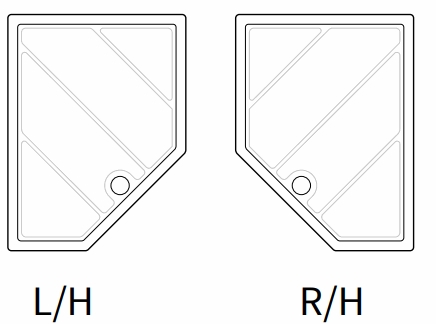 Novellini Lunes 2.0 Pentagonal G Shower Enclosure 900x1200mm