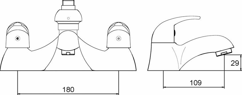 Premier Eon Classis Deck Mounted Bath Shower Mixer