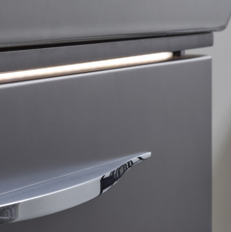 Roper Rhodes Scheme 600mm Matt Light Clay Wall Mounted Double Drawer Unit with Basin