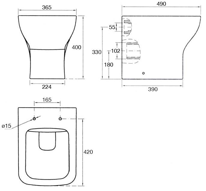 Carmela Back to Wall Pan & Soft Close Seat