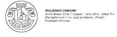 Smedbo Time Polished Chrome 618mm Single Towel Rail with Hook