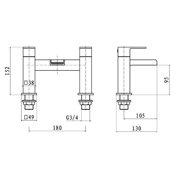 Kartell Phase Bath Filler