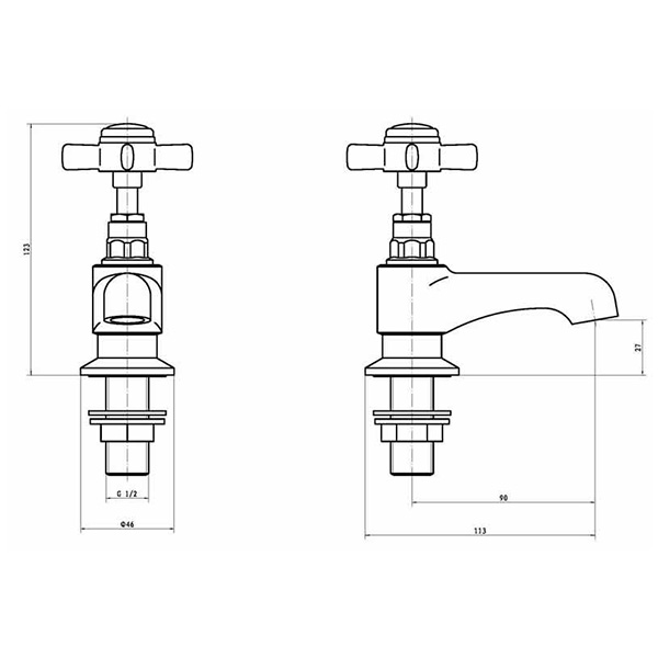 Kartell Klassique Basin Taps